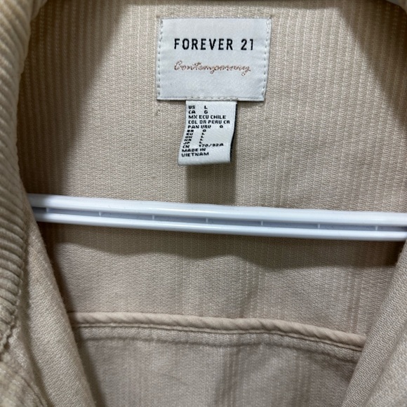FOREVER 21 Corduroy Button Up Jacket - Picture 3 of 4